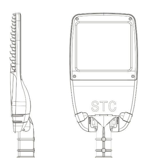 تصویر  چراغ خياباني 150 وات صدفي  SMD-مدل شهاب